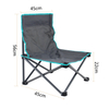 Online Store Hot Sale Lightweight Folding Chair Small Grey Stool Chairs