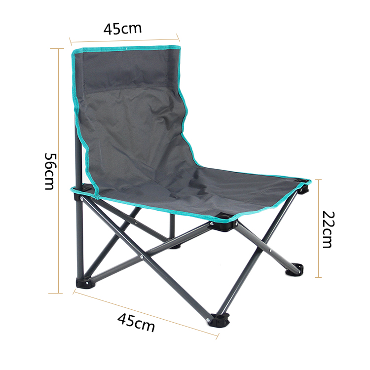 Online Store Hot Sale Lightweight Folding Chair Small Grey Stool Chairs