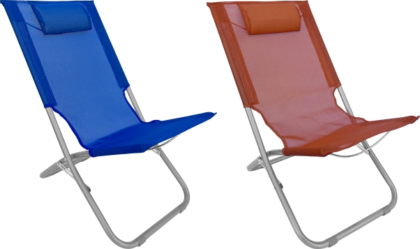 Adjustable Lay Flat Lounge Beach Chair