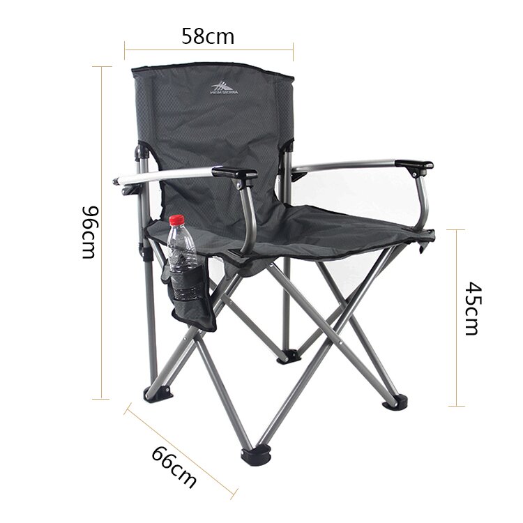 Portable Folding Camping Backpack Beach Chair with Storage Bag