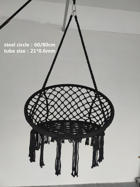 Hanging Cotton Rope Lace Round Hammock Chair