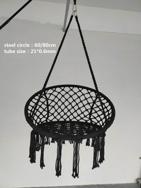 Hanging Cotton Rope Lace Round Hammock Chair