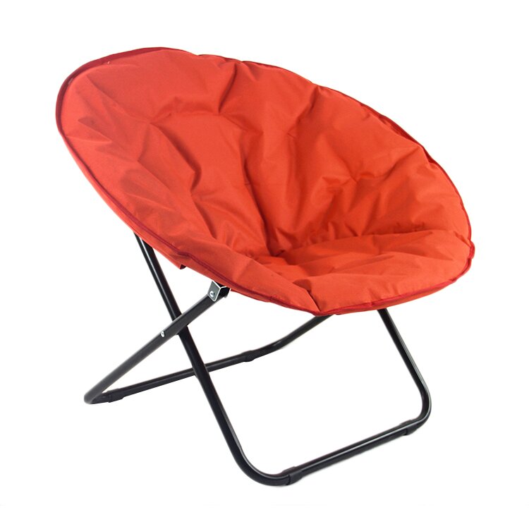 Hot Selling Personalized Adding Cotton Comfortable Moon Folded Chair