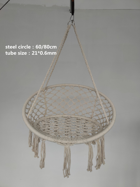 Durable Lace Cotton Rope Adult Children Swing Chair Hammock Chair