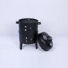 Outdoor Camping Household Round Black Charcoal Smoke Grill